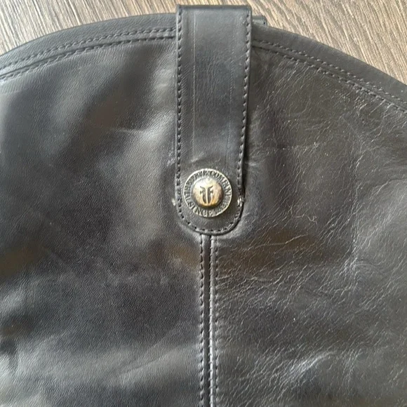 Frye Melissa Button Tall Leather black Boots - Picture 5 of 10